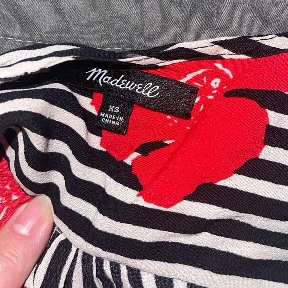 Madewell Blouse Candied Orchard - Picture 6 of 10